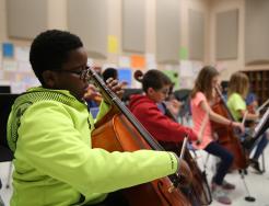 Grissom orchestra students
